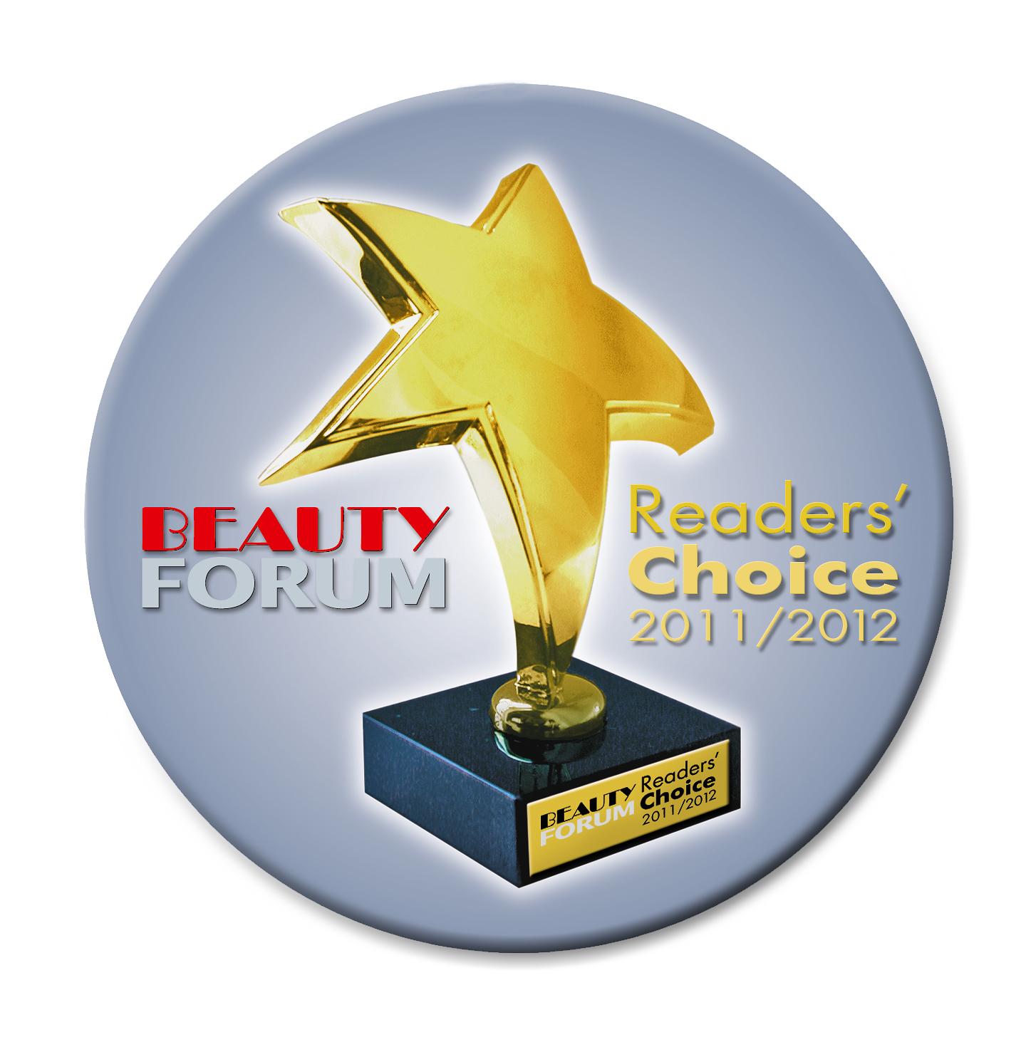 BEAUTY FORUM Reader’s Choice Award 2011 2012